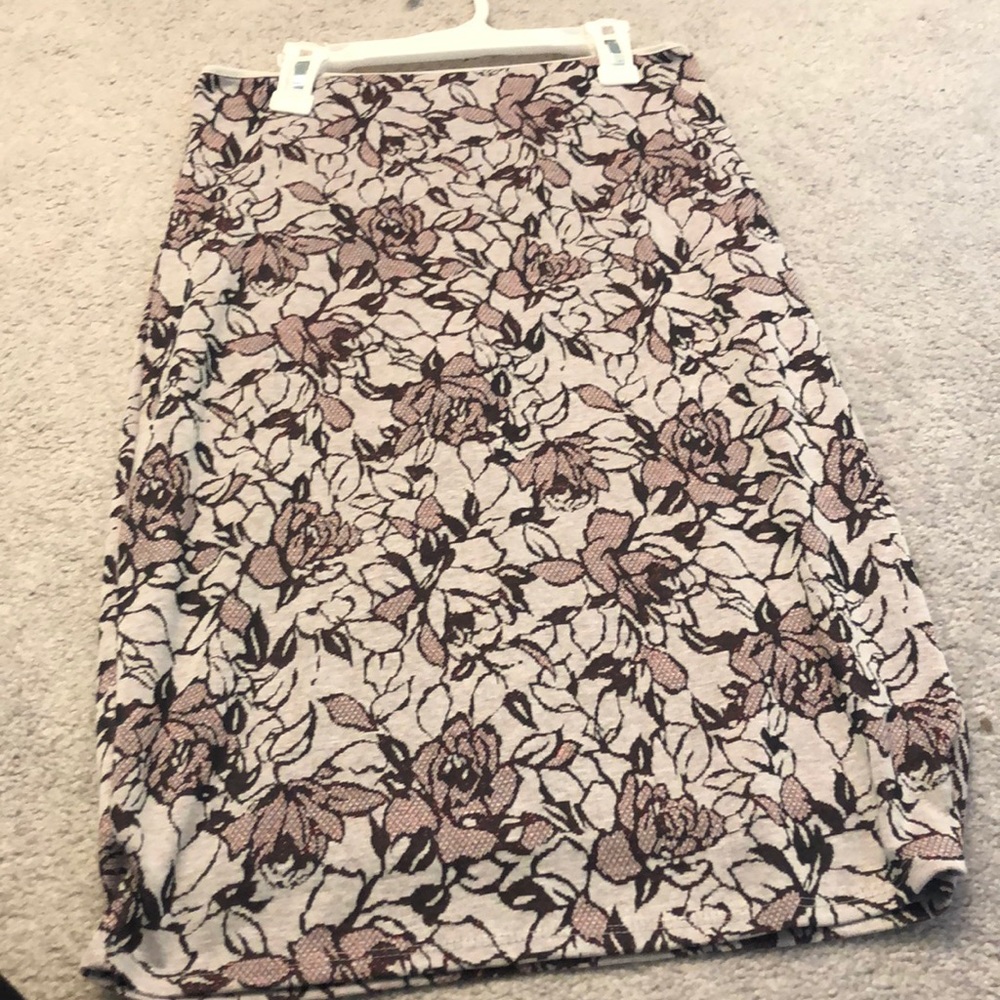 Papermoon floral pencil skirt
